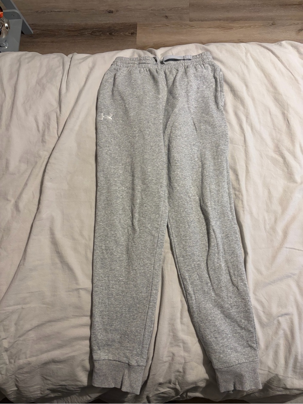 Under Armour Light Gray Fleece Joggers